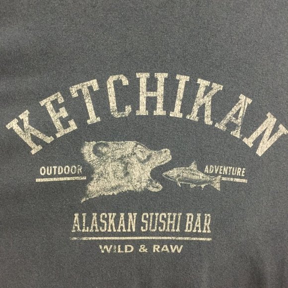 Oversized Alaskan Graphic T-shirt - Picture 3 of 5